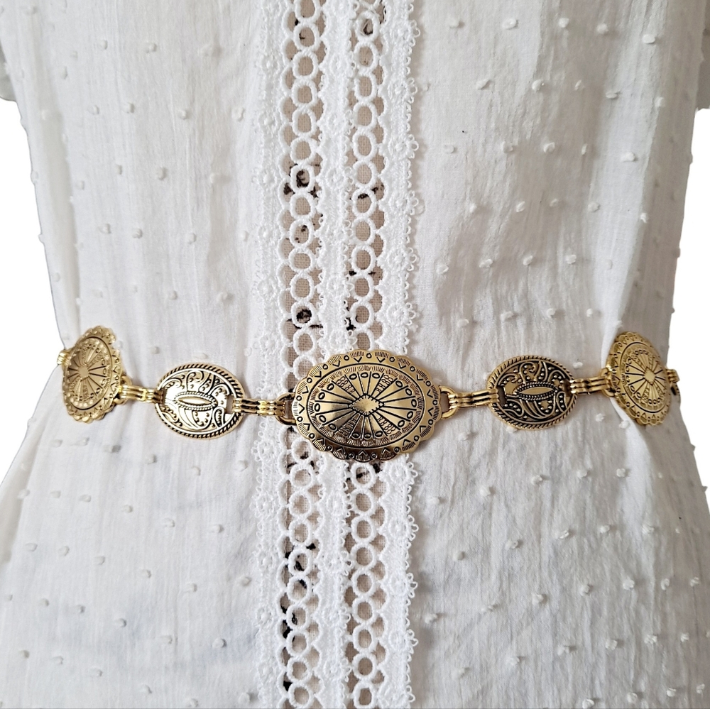 Gold Medallion Belt